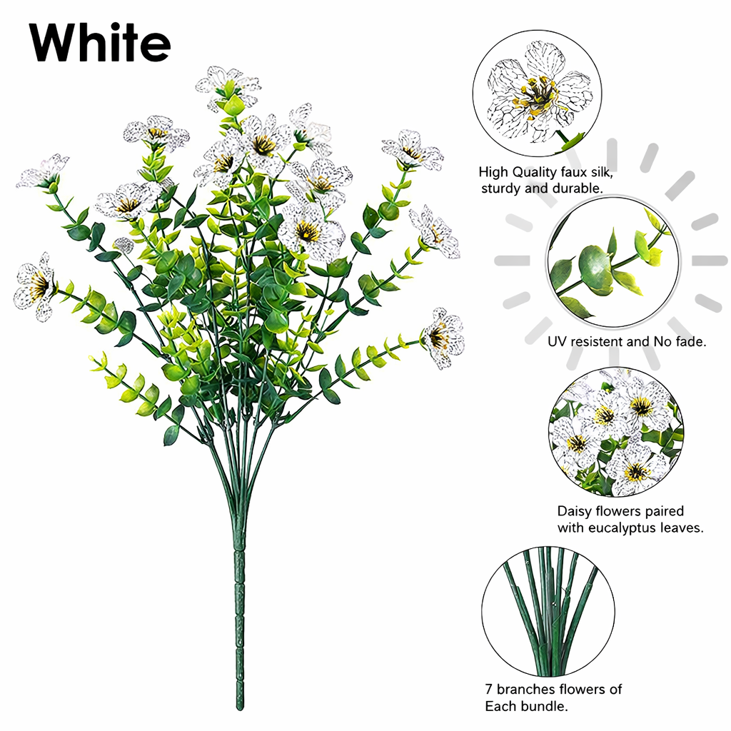 🔥Realistic UV-Resistant Outdoor Flowers – Zero Maintenance