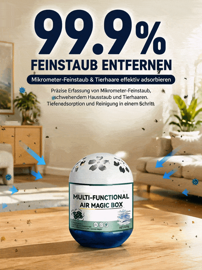 Smarter Luftreiniger | Ohne Filter & Beutel | Reinigt Ihren Raum effektiv