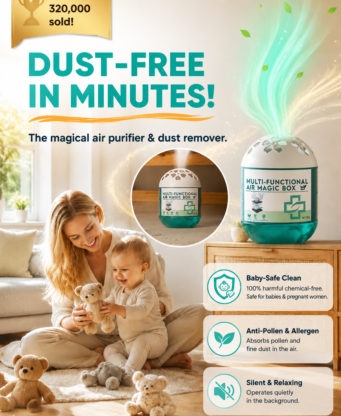 🏆CES Gold Smart Air Purifier | Buy 1 Get 1 FREE