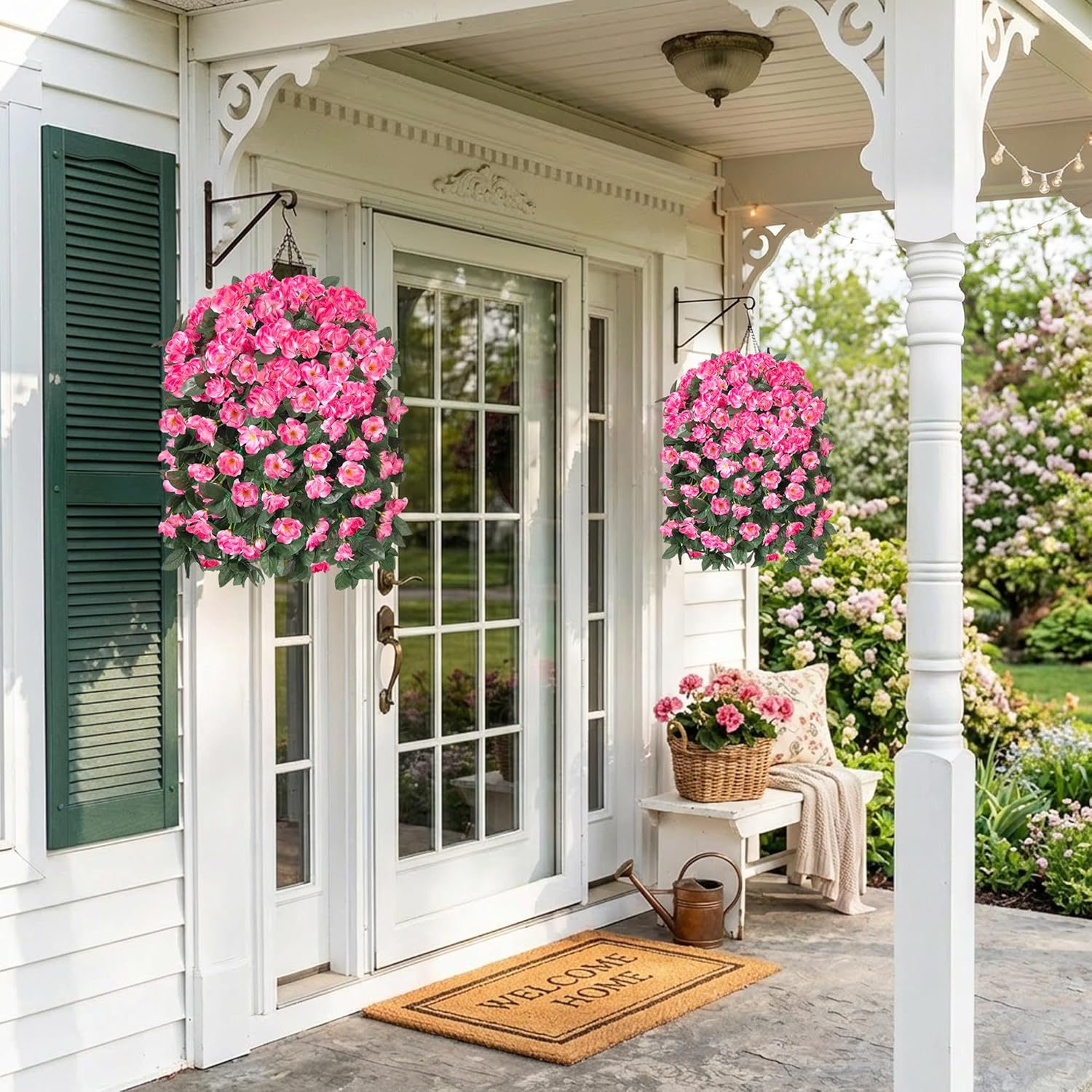 🔥Early Summer Special Sale 70% OFF🔥Enjoy Vibrant blooms Every Season Without Watering,Pruning,UV Resistant Artificial Silk Hanging Geraniums
