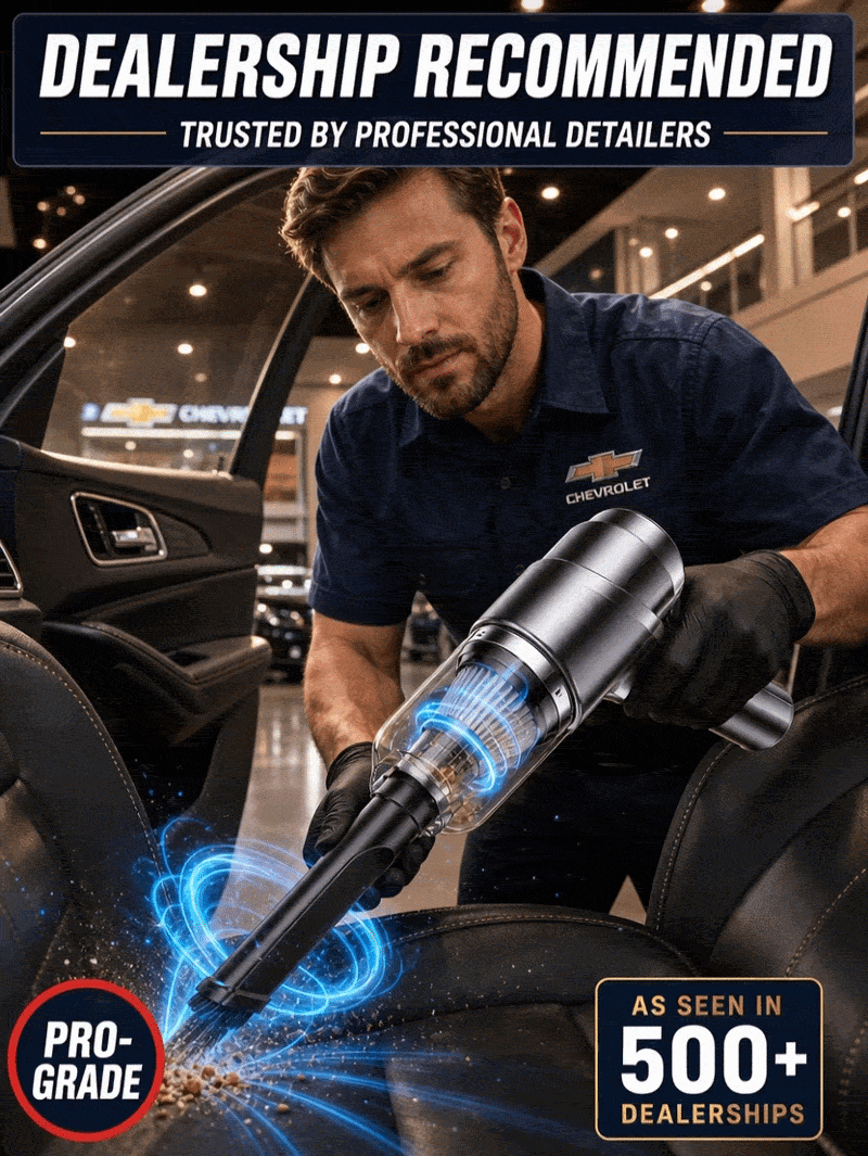 Wireless Charging Portable Car Vacuum Cleaner