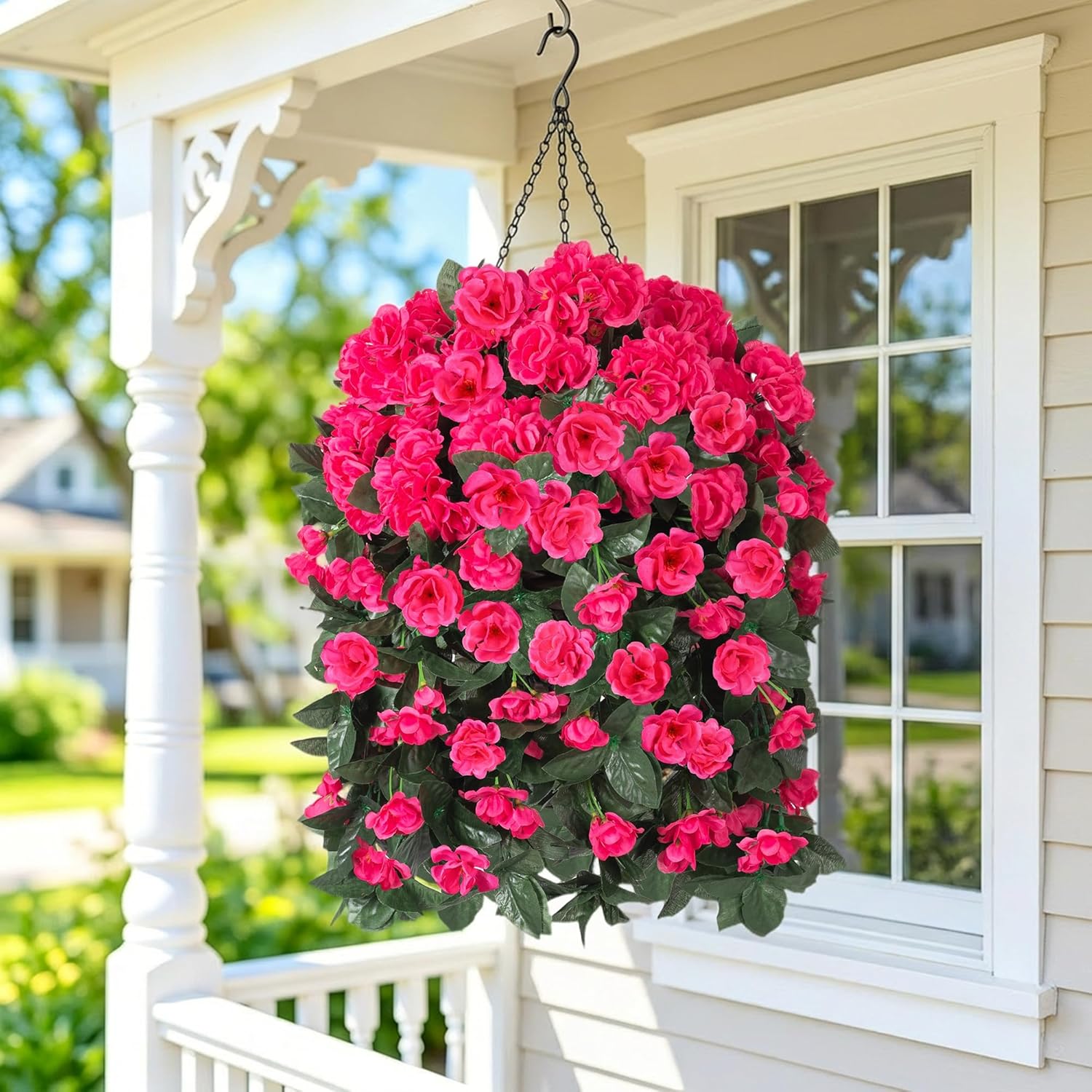 🔥Early Summer Special Sale 70% OFF🔥Enjoy Vibrant blooms Every Season Without Watering,Pruning,UV Resistant Artificial Silk Hanging Geraniums