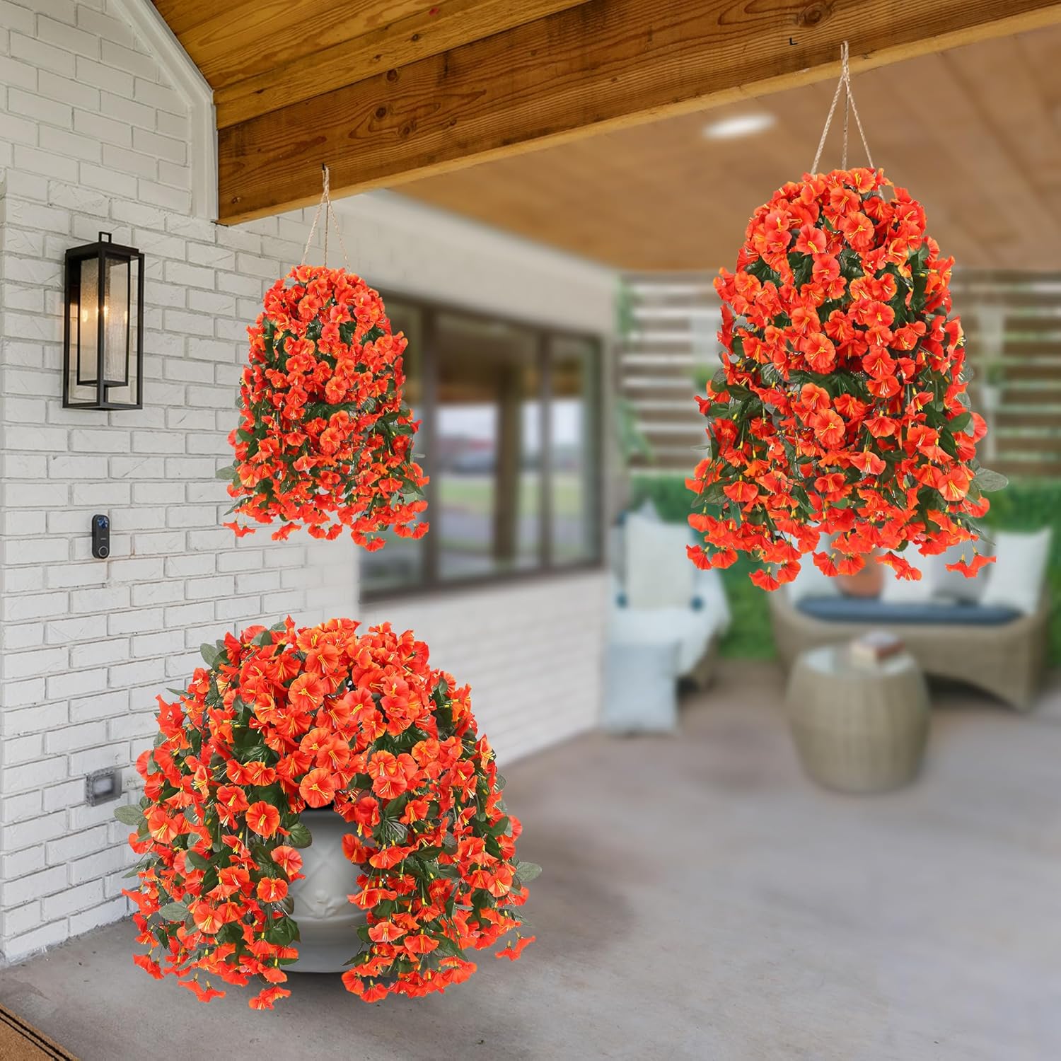 🔥Hot Sale Buy 1 Get 1 Free🌼Lifelike UV-Resistant Autumn Flowers – Waterproof, Windproof & Perfect for Fall Decor 🍂