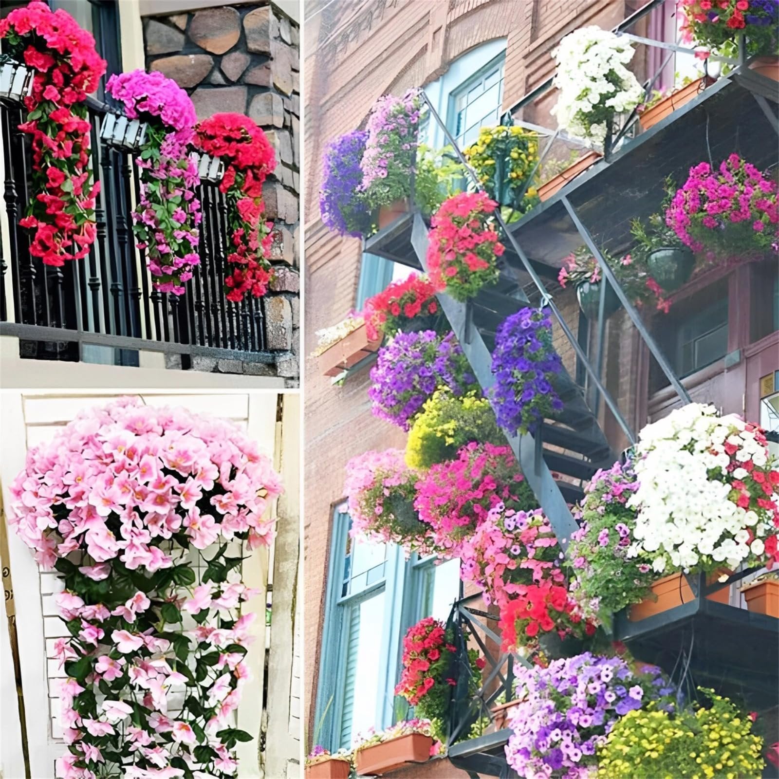 🔥2026 Summer Sale 50% Off🔥 🌺UV ResistantHanging Artificial Morning Glory Vine💖
