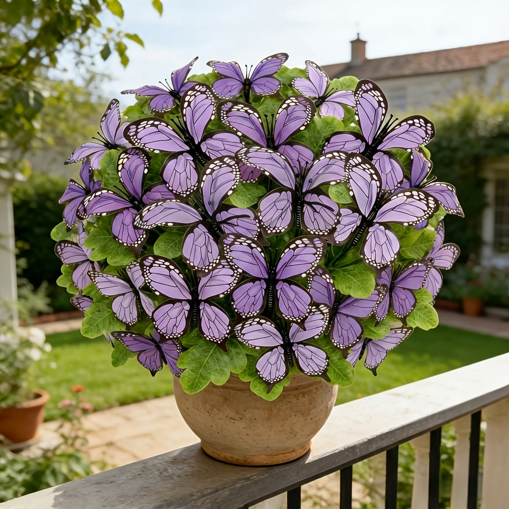 🦋Artificial Butterfly Flowers- UV Resistant, Waterproof, Windproof