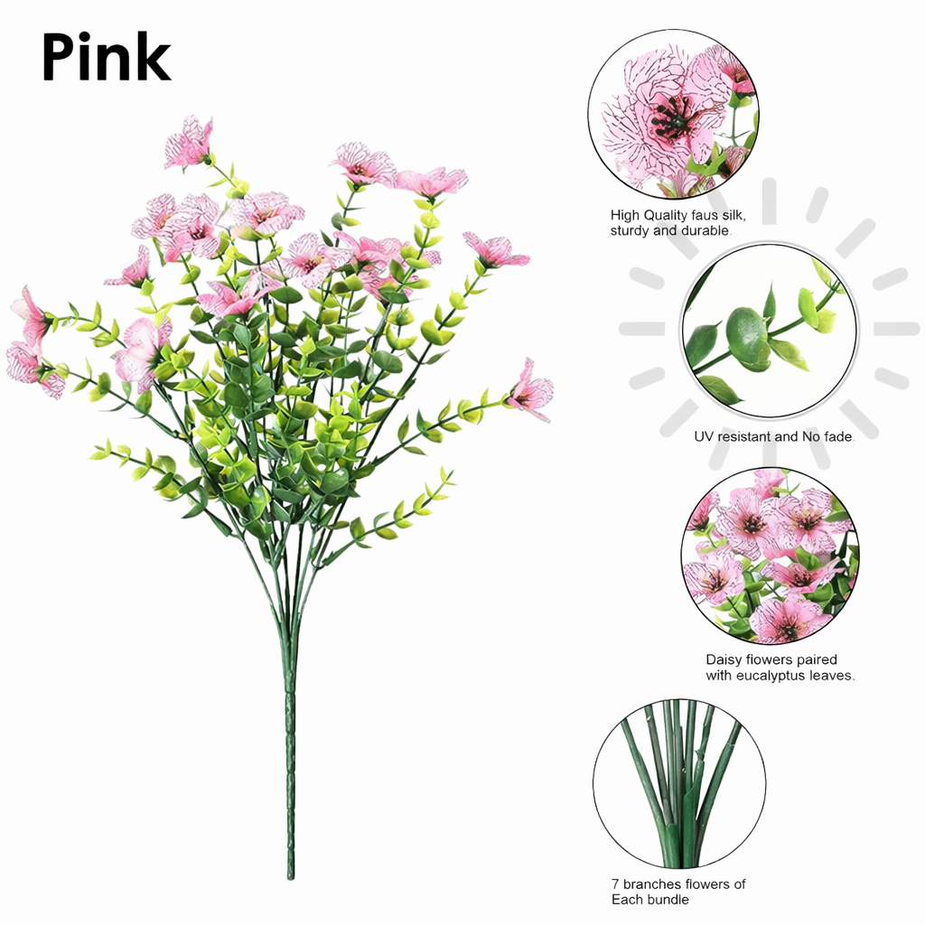 🔥Realistic UV-Resistant Outdoor Flowers – Zero Maintenance