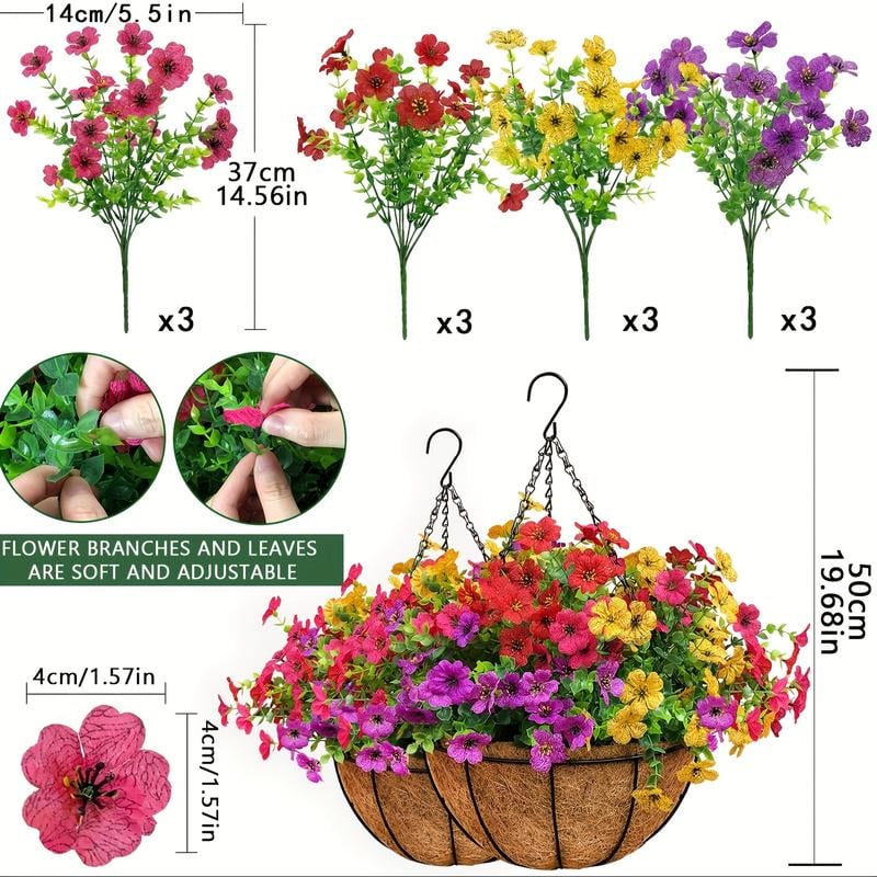 🔥Last Day 50% OFF - 🍁UV-Resistant Artificial Daisy Flowers for Fall Decor Halloween