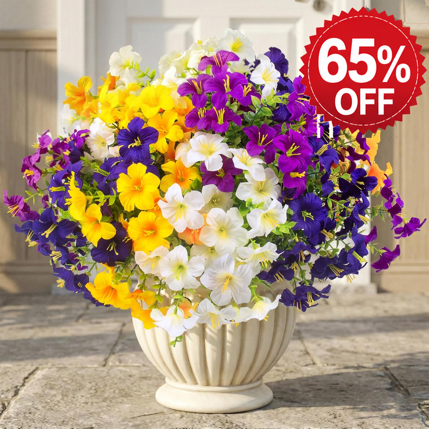 Recommended product image of UV Resistant Artificial Petunias Flowers in multiple colors