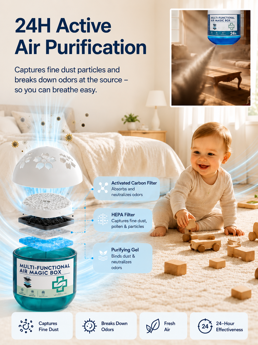 🏆CES Gold Smart Air Purifier | Buy 1 Get 1 FREE