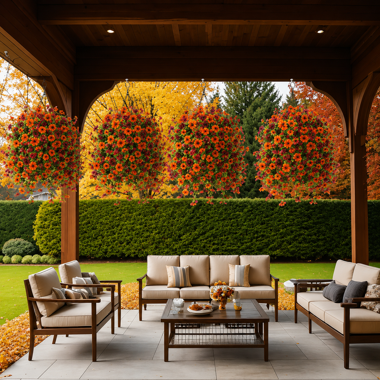 🔥Hot Sale Buy 1 Get 1 Free🌼Lifelike UV-Resistant Autumn Flowers – Waterproof, Windproof & Perfect for Fall Decor 🍂