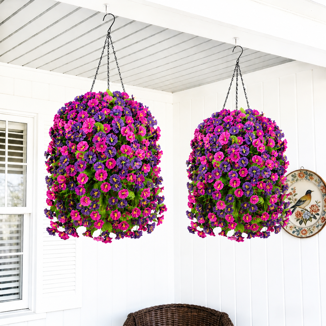 🔥70% Off Last Day🔥Ever bloom Cascades Timeless Beauty & Effortless Ambiance ,UV Resistant Artificial Petunias Flowers