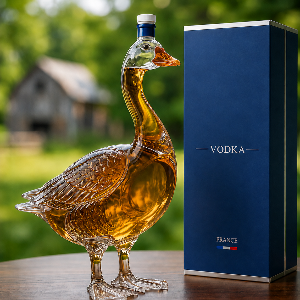 🔥Father's Day special 30th Anniversary Edition 3D sculpted Swan Vodka Bottle- A Distinguished Collector's Gift