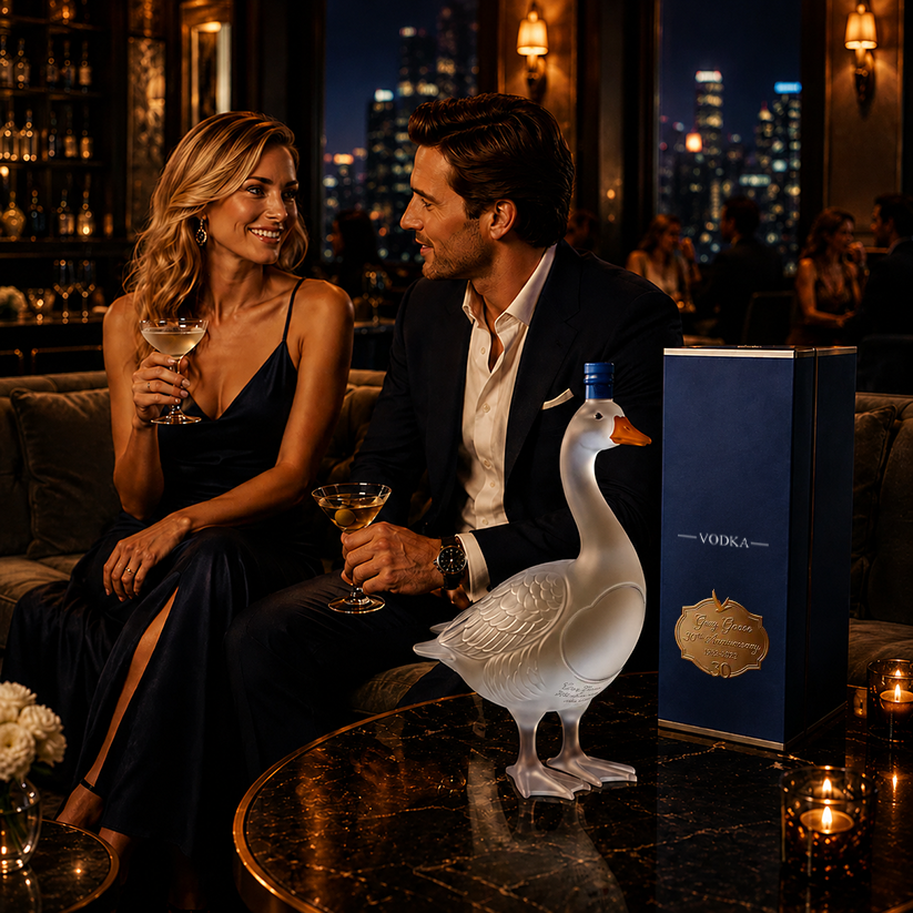 🔥Father's Day special 30th Anniversary Edition 3D sculpted Swan Vodka Bottle- A Distinguished Collector's Gift