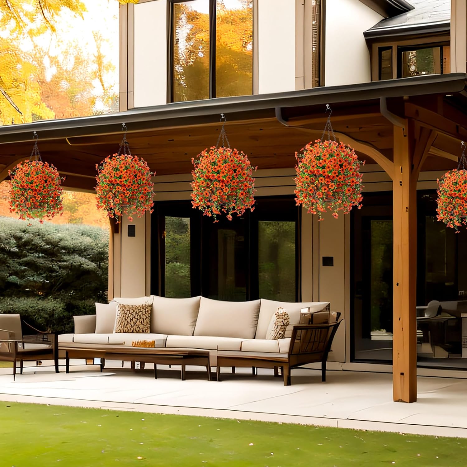 🔥Hot Sale Buy 1 Get 1 Free🌼Lifelike UV-Resistant Autumn Flowers – Waterproof, Windproof & Perfect for Fall Decor 🍂
