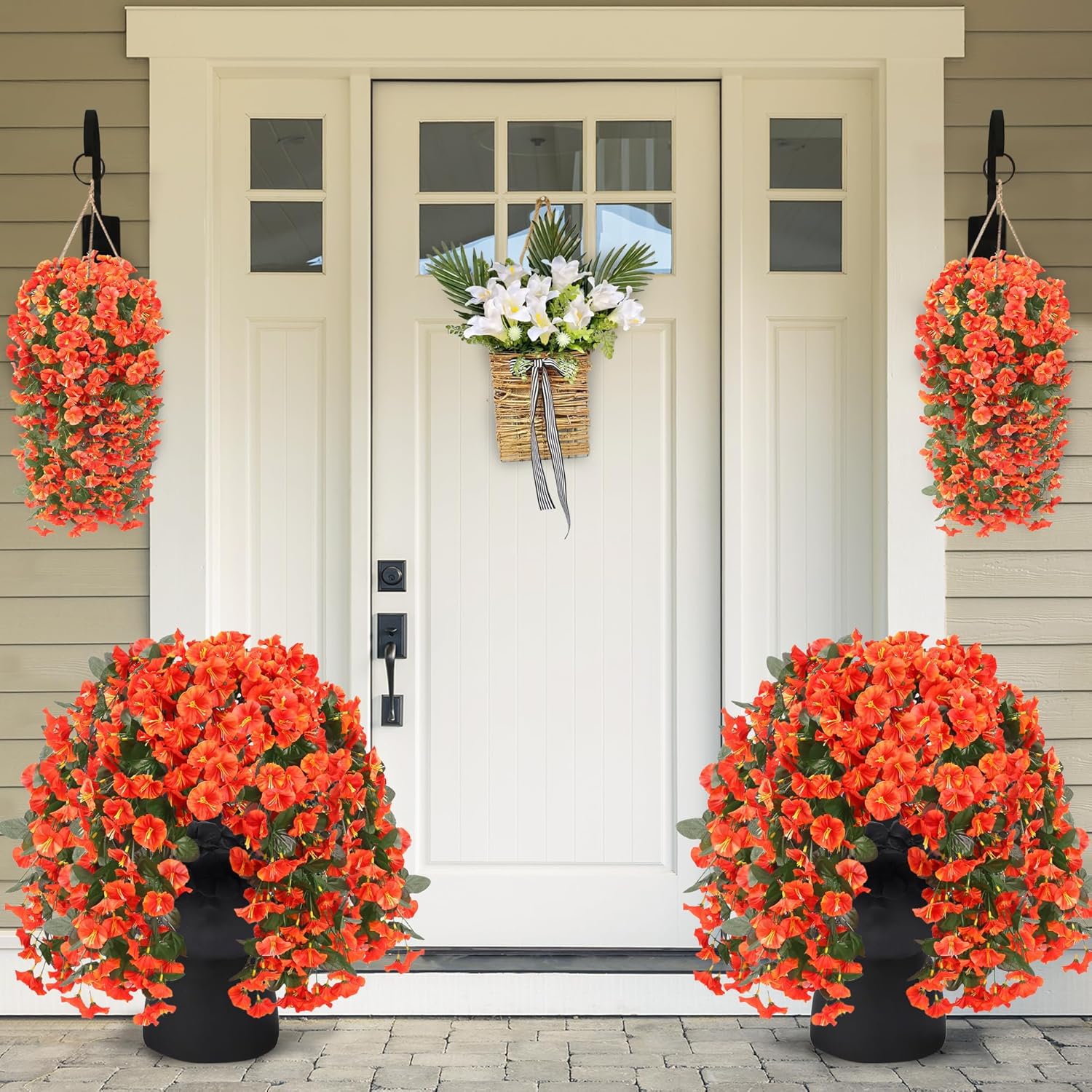 🔥Hot Sale Buy 1 Get 1 Free🌼Lifelike UV-Resistant Autumn Flowers – Waterproof, Windproof & Perfect for Fall Decor 🍂