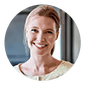 Suggested image: small circular headshot of a home and garden d&eacute;cor editor