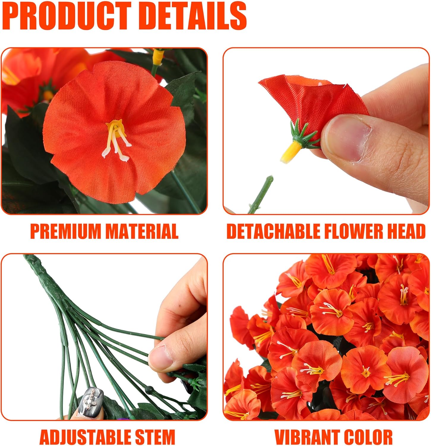 🔥Hot Sale Buy 1 Get 1 Free🌼Lifelike UV-Resistant Autumn Flowers – Waterproof, Windproof & Perfect for Fall Decor 🍂