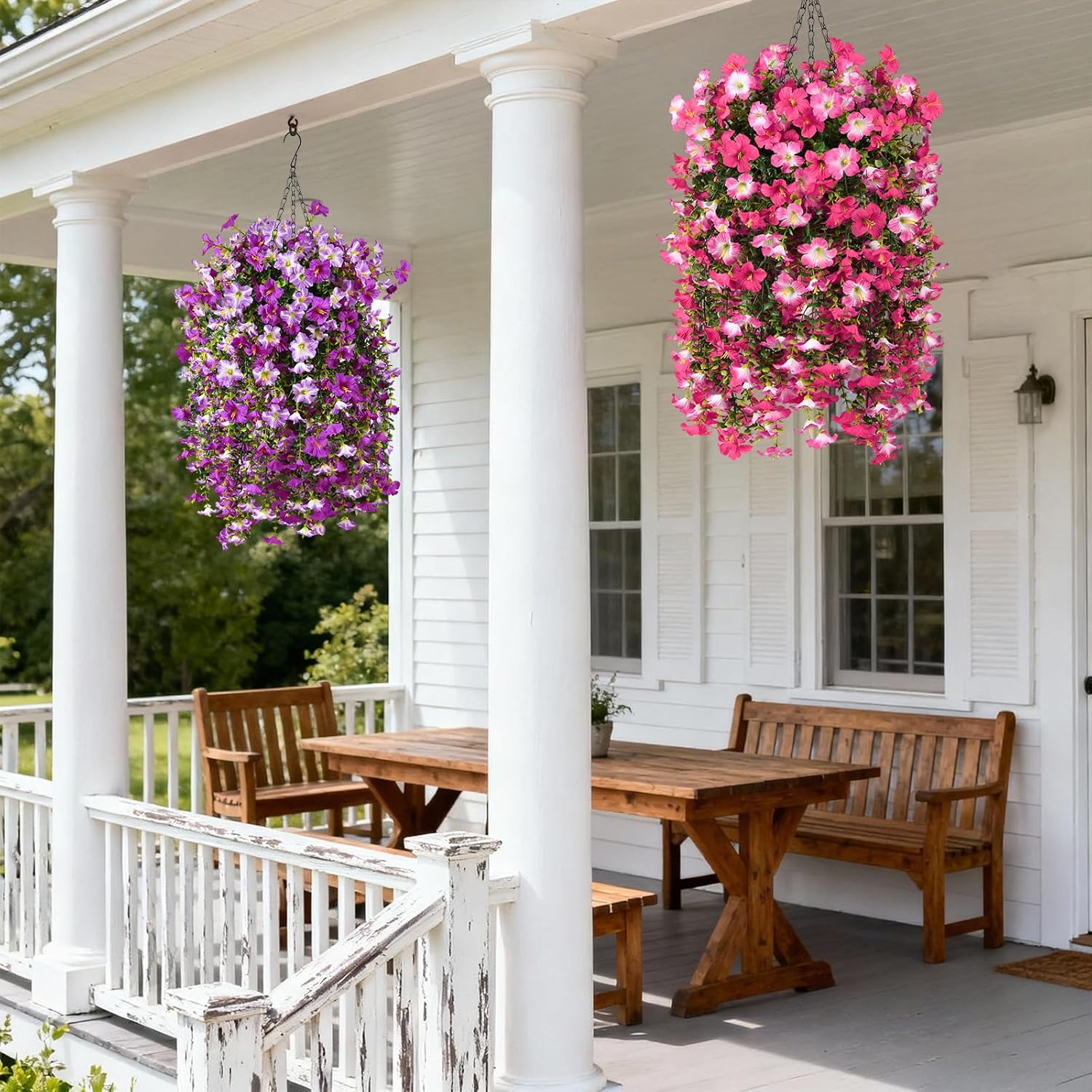 💐2026 Summer Limited Hot Sale✨UV Simulation Artificial Petunias,No Maintenance, Pruning or Watering! 