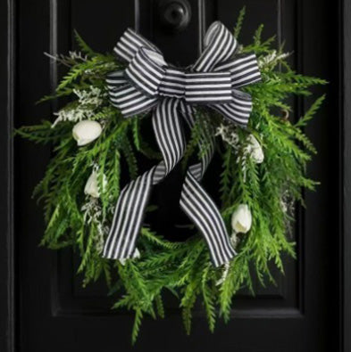 Handcrafted Hydranged Wreath - The Prefect All - Season Front Door Decor
