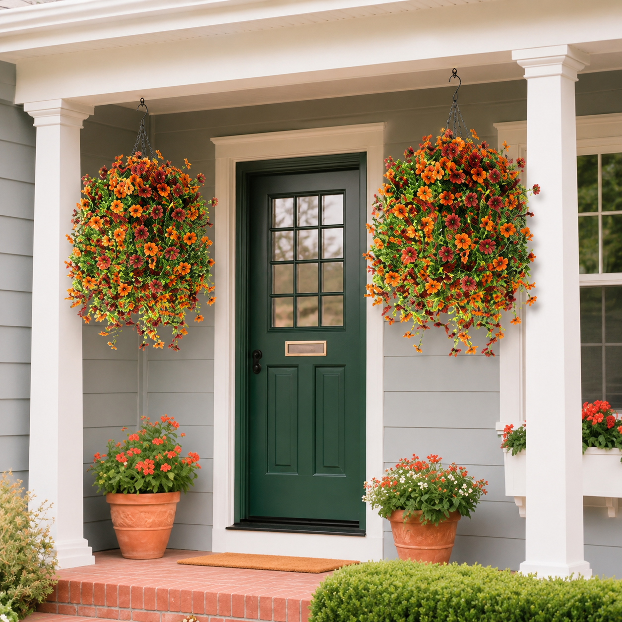 🔥Hot Sale Buy 1 Get 1 Free🌼Lifelike UV-Resistant Autumn Flowers – Waterproof, Windproof & Perfect for Fall Decor 🍂