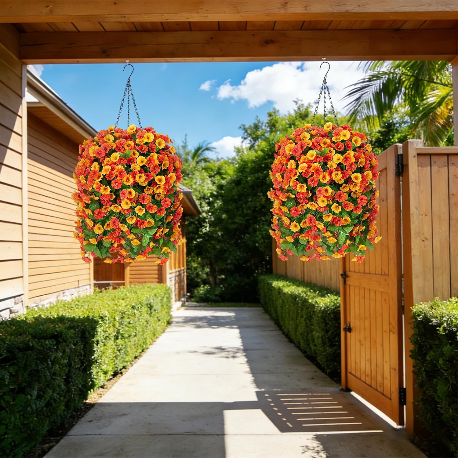 🔥70% Off Last Day🔥Ever bloom Cascades Timeless Beauty & Effortless Ambiance ,UV Resistant Artificial Petunias Flowers
