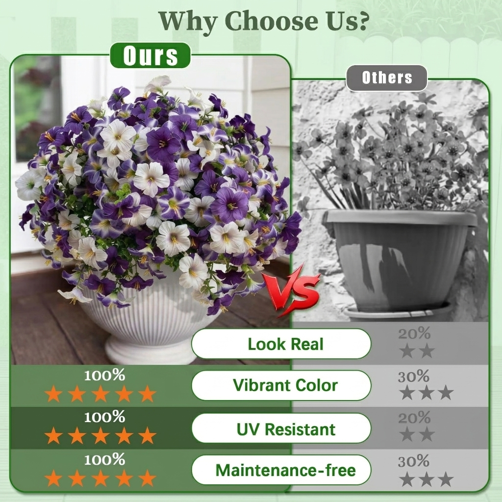 🔥Summer On Sale Only Today75% OFF🔥UV Resistant Artificial Tricolor Morning Glory