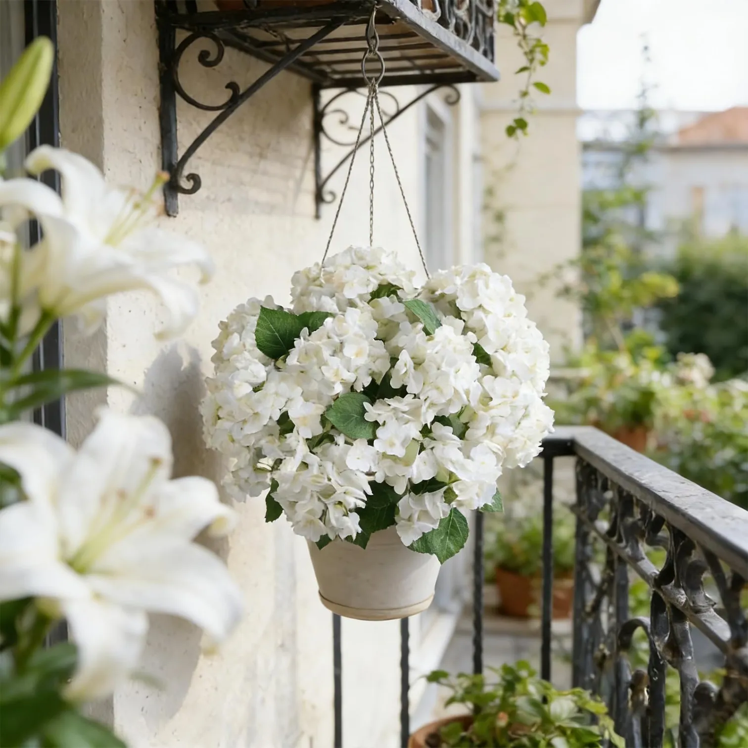 💥Last Day 70% OFF💐Artificial Outdoor Hydrangea Flowers - UV resistant, Waterproof, Windproof