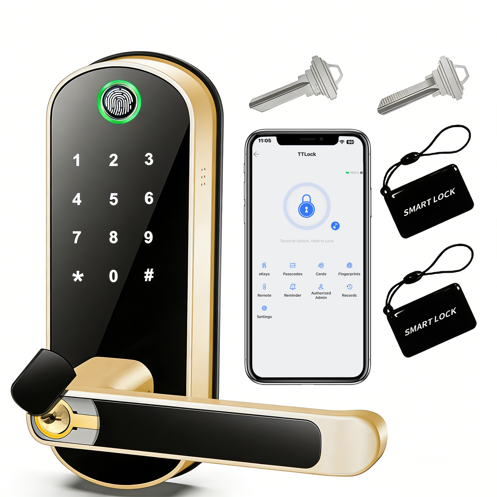 Nodea Bluetooth Fingerprint Smart Lock