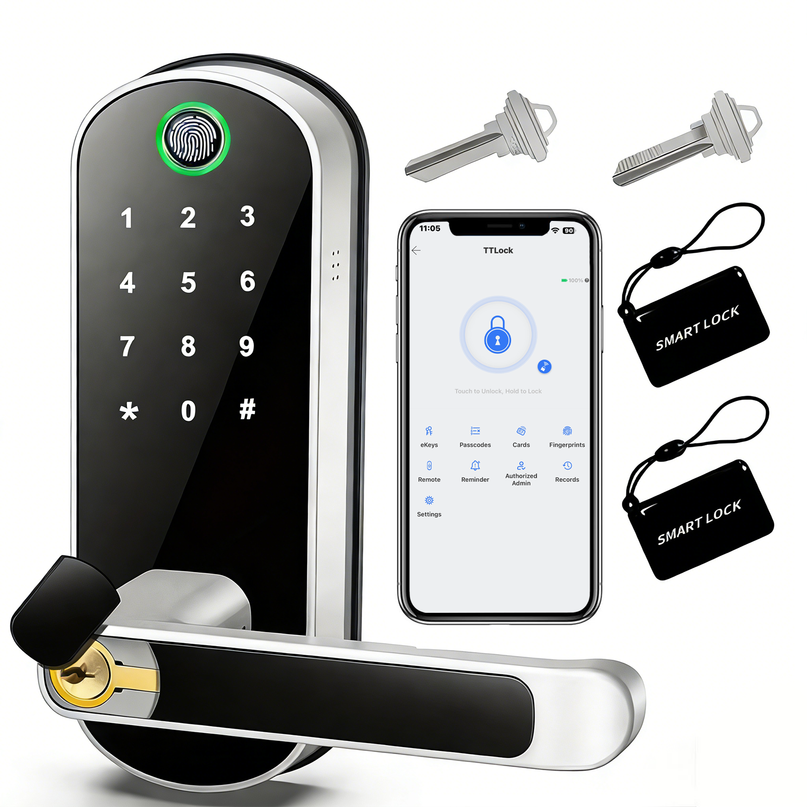 Nodea Bluetooth Fingerprint Smart Lock