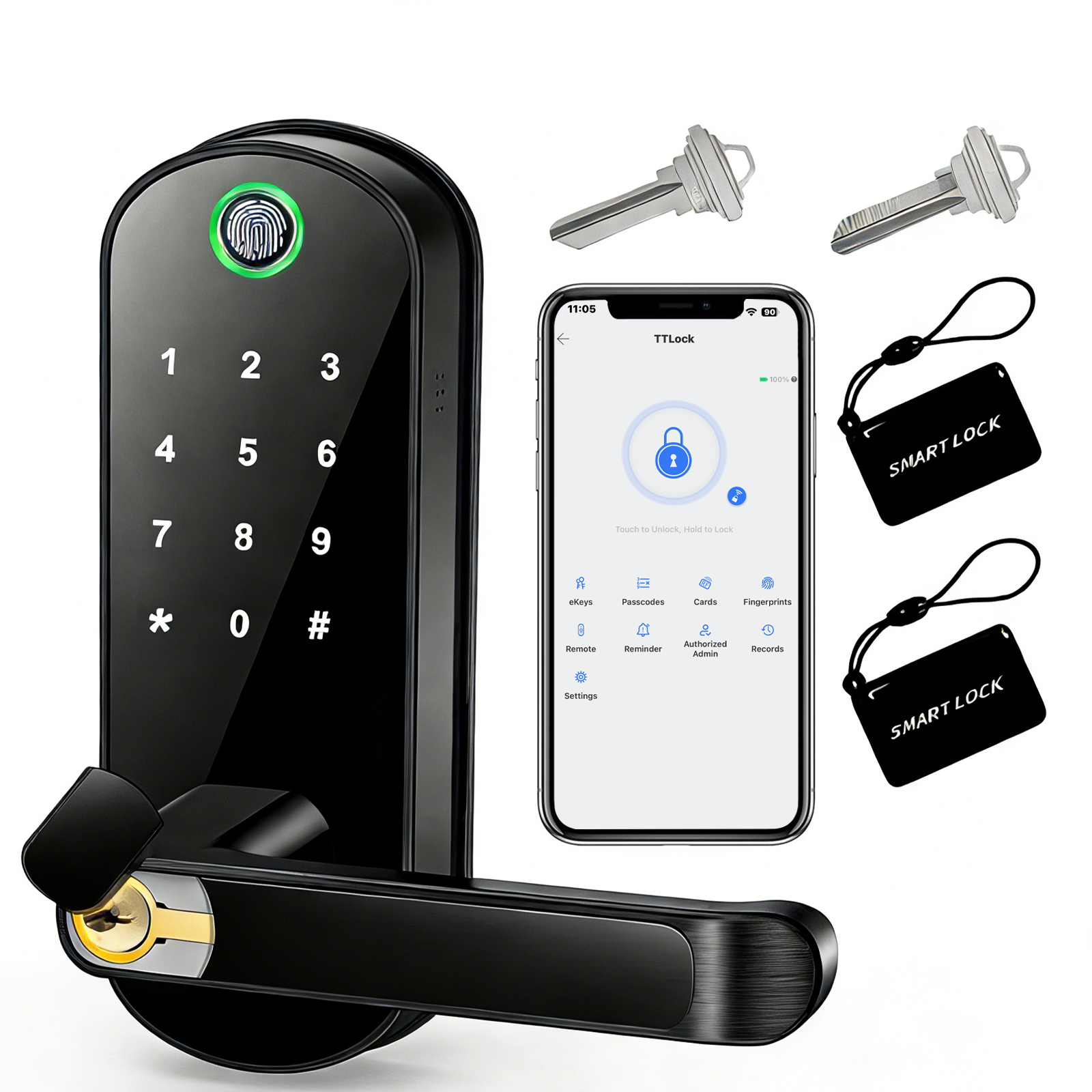 Nodea Bluetooth Fingerprint Smart Lock