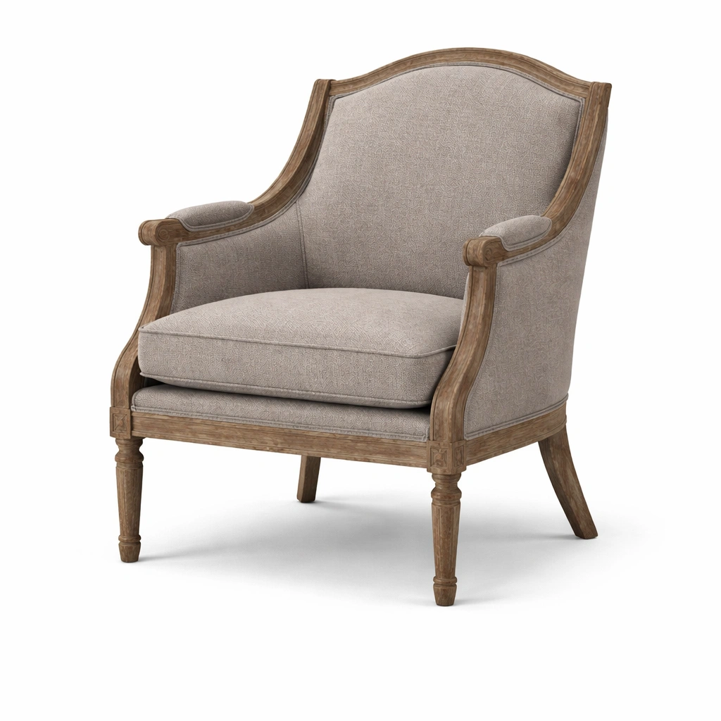 Sessel leinen holz beige 80x85x90cm-nestverona