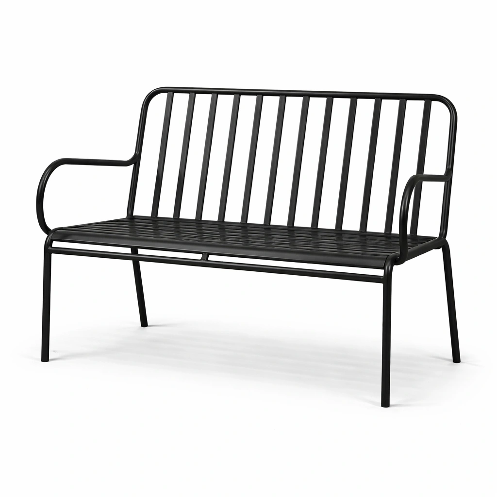 Bank metall schwarz-nestverona