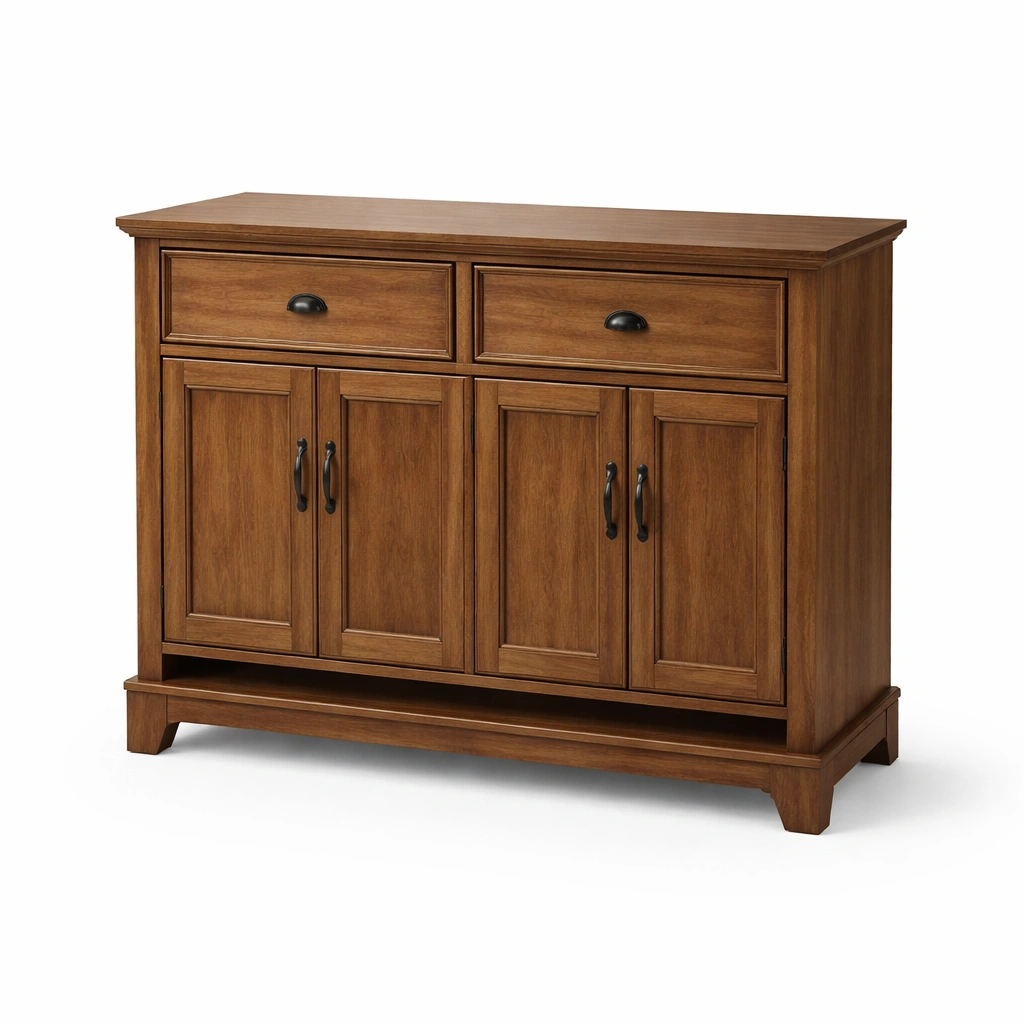 Sideboard holz braun 4 türen 2 schubladen-nestverona