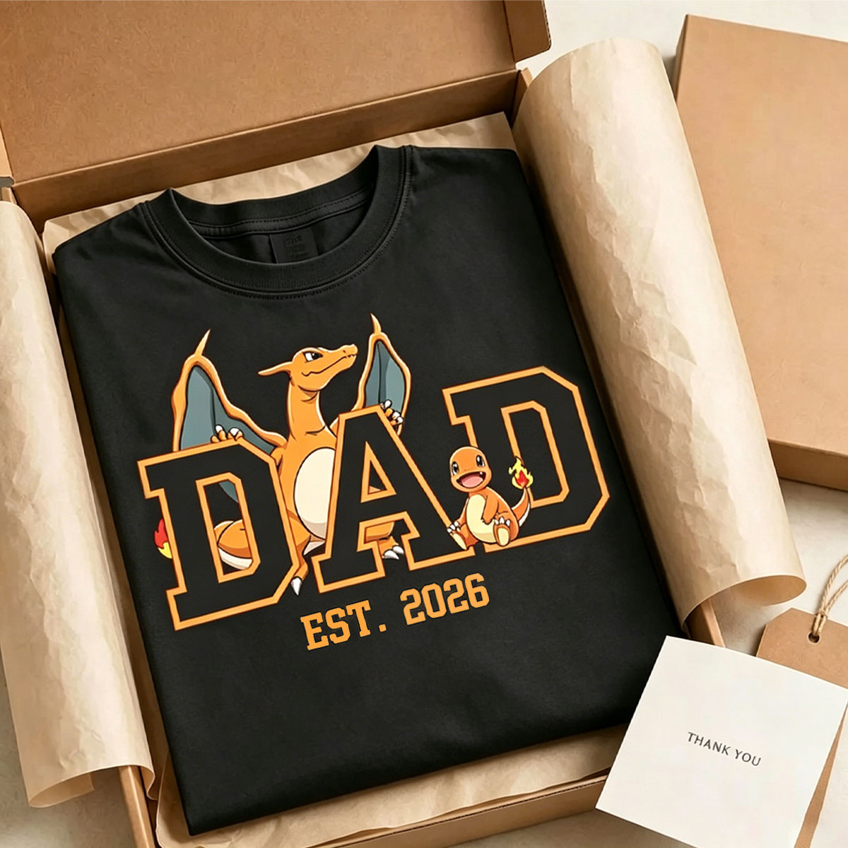 Personalized Pokemon Dad Shirt