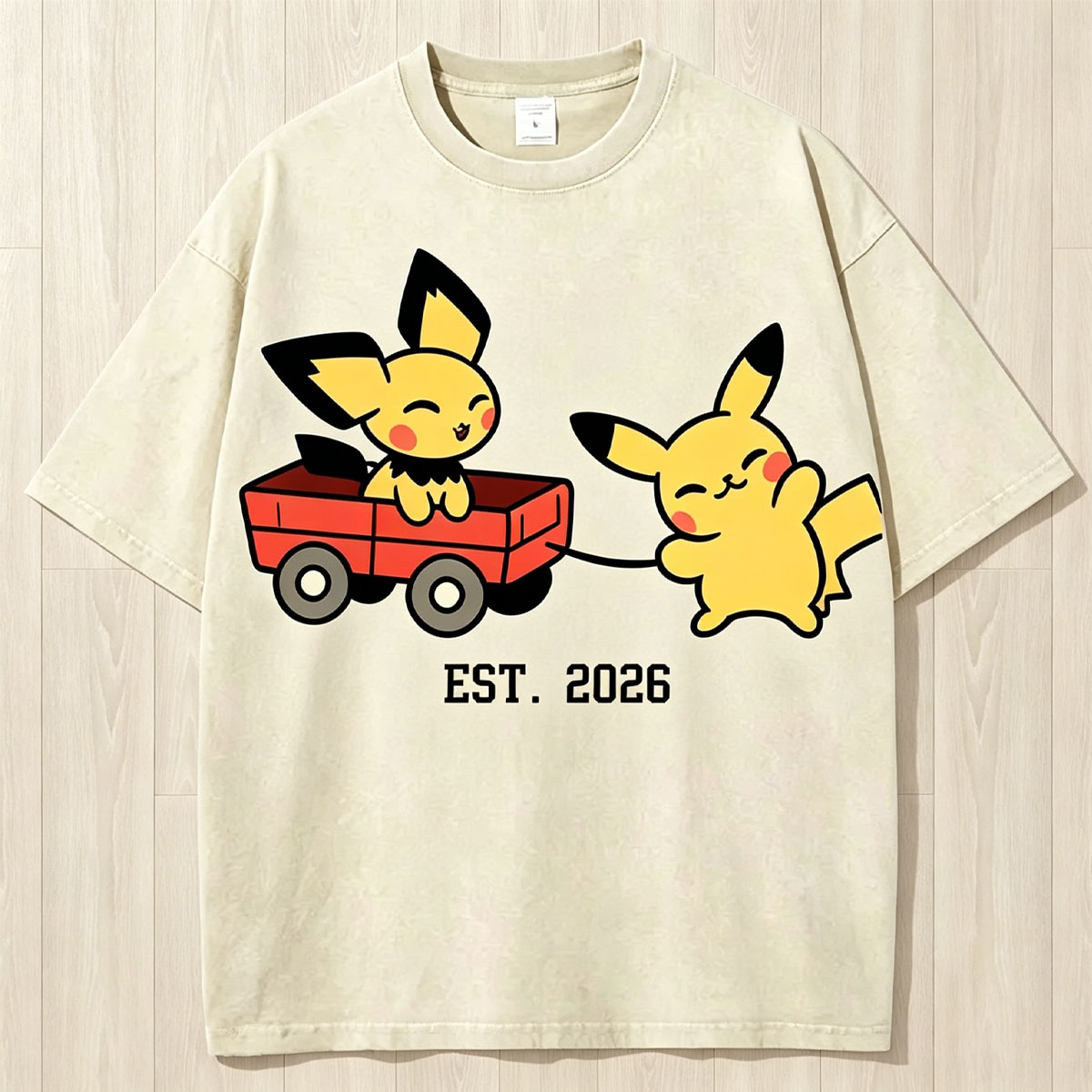 Custom EST. Year Personalized Pokémon Advanced Form DAD Tee