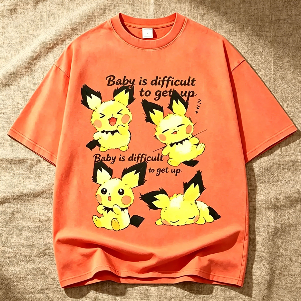 Mom Complains That The Baby Can't Wake Up Every Day Vintage Washed Tee