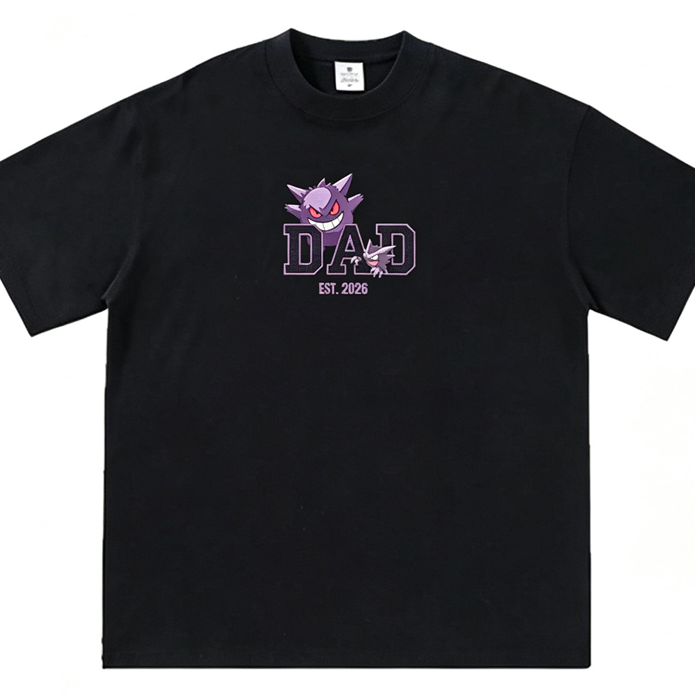 Custom Embroidered Anime Sweatshirt, Personalized PokaDad Character Hoodie