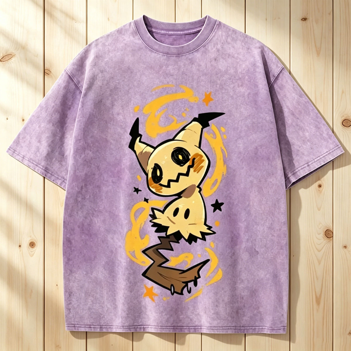 Mimikyu Unisex Vintage Washed Tee