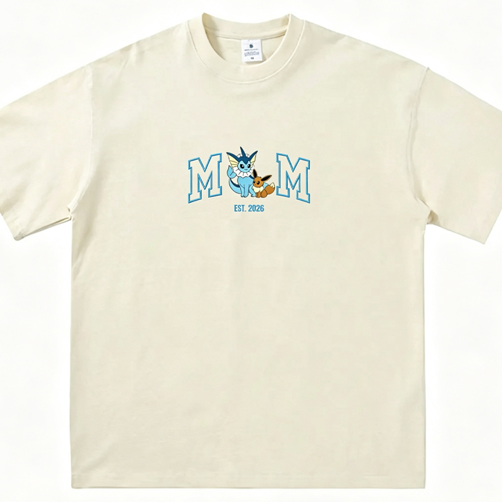 Personalized Mom PKM Embroidered Sweatshirt