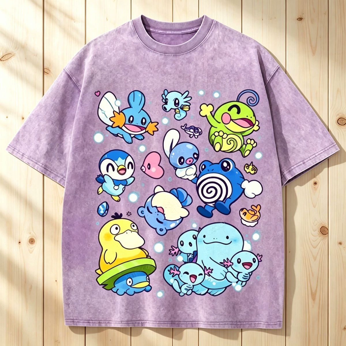 Pokémon Weaving Unisex Vintage Washed Tee