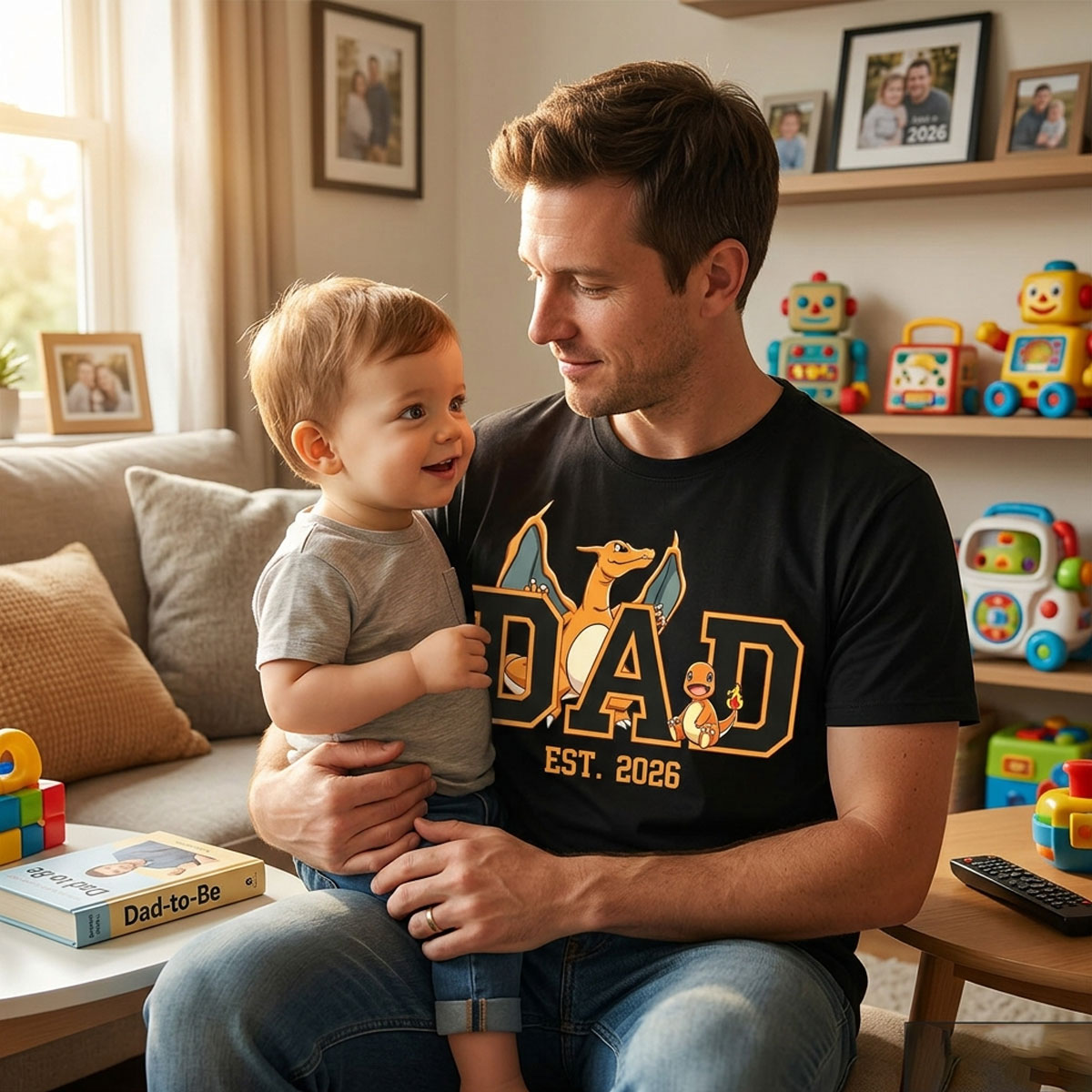 Personalized Pokemon Dad Shirt