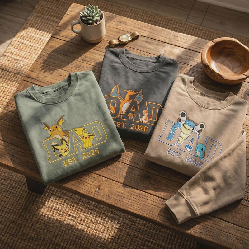 PokaDaD Embroidered Washed Shirt
