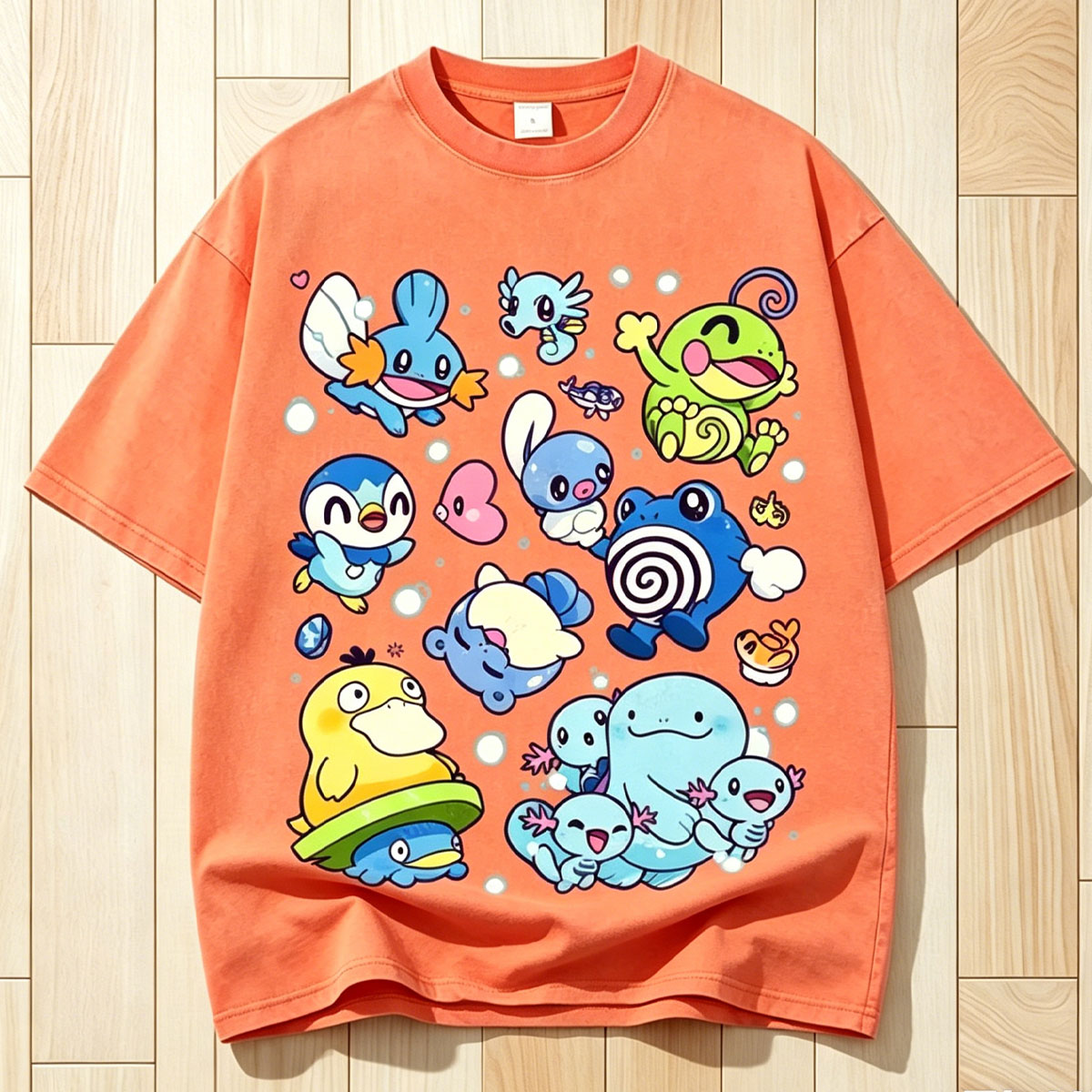 Pokémon Weaving Unisex Vintage Washed Tee