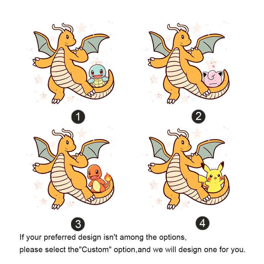 Dragonite Mom & Little Pokemon Kids Family Tee