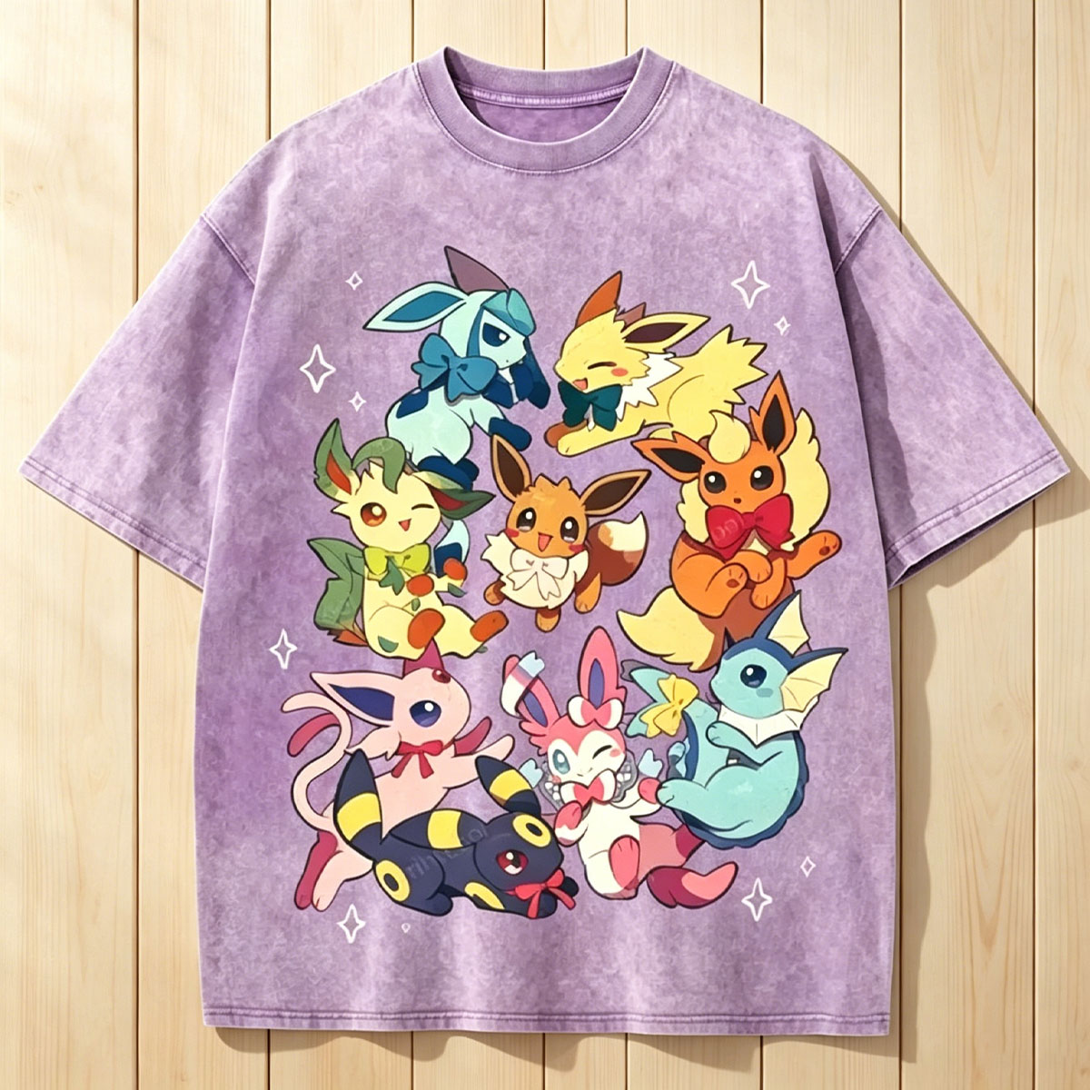 Eevee Unisex Vintage Washed Tee