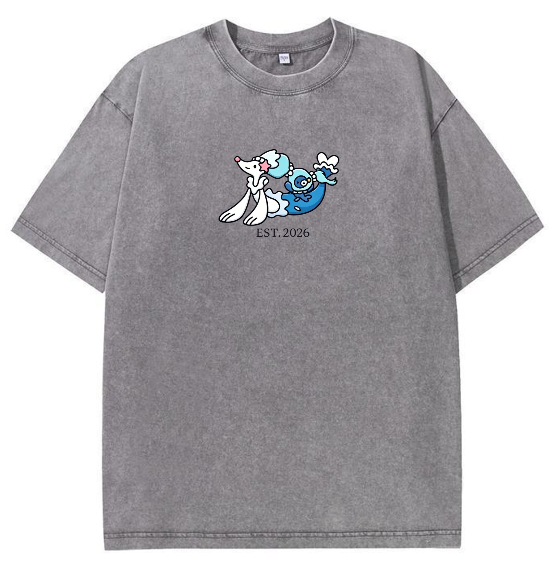 Cute Parent & Kid Primarina Vintage Washed T-Shirt