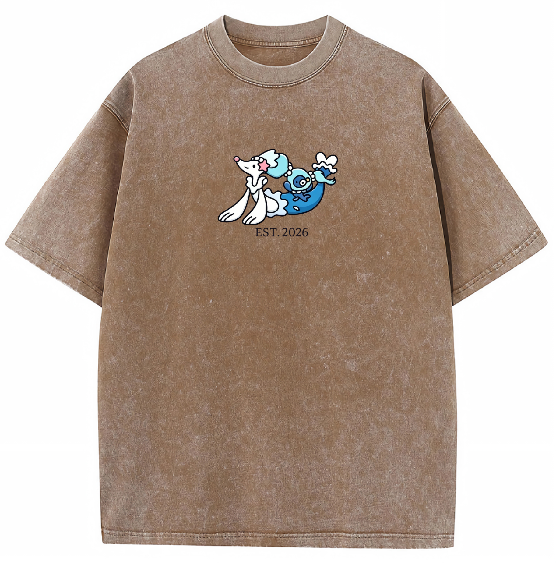 Cute Parent & Kid Primarina Vintage Washed T-Shirt
