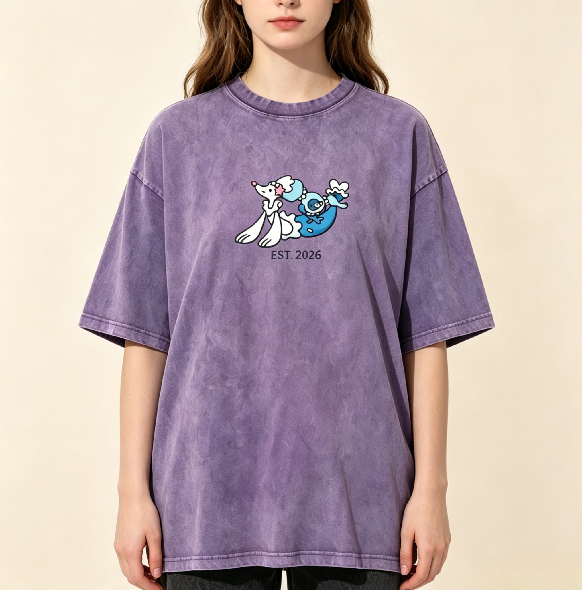 Cute Parent & Kid Primarina Vintage Washed T-Shirt