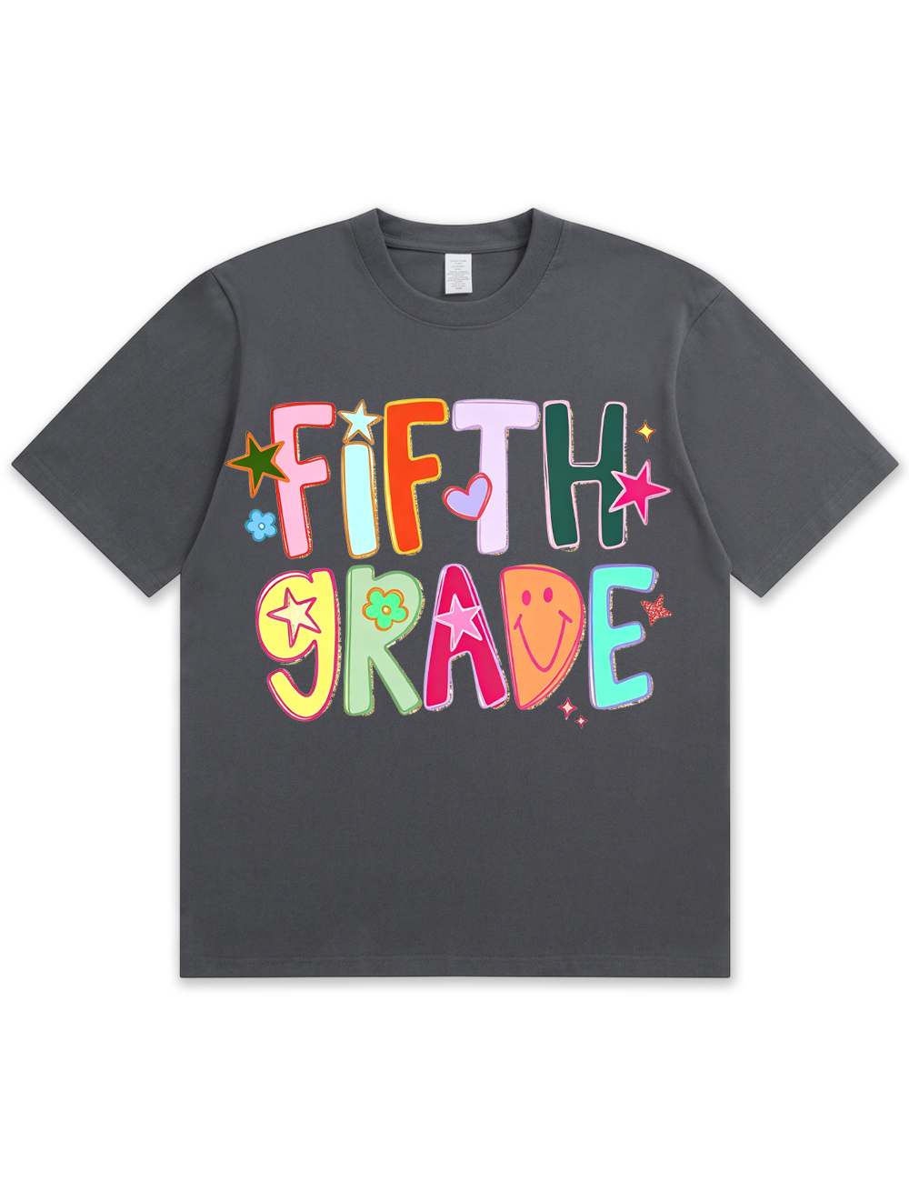 Preppy Hand Drawn Colorful Doodle Teacher Shirt
