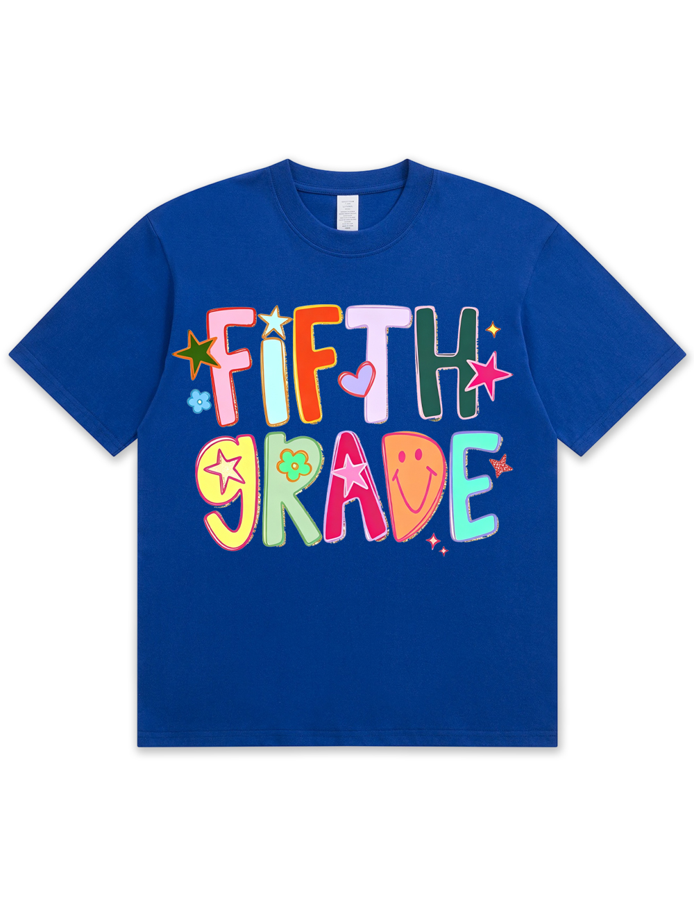 Preppy Hand Drawn Colorful Doodle Teacher Shirt
